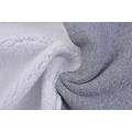 Polyester linen grey integrated sherpa fleece